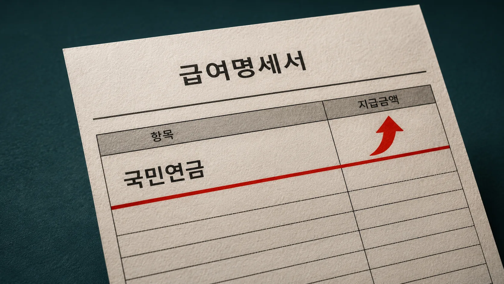 월급에서 조용히 늘어난 돈, 국민연금의 진실